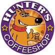 De bedrijfsnaam is Hunter's Coffeeshop