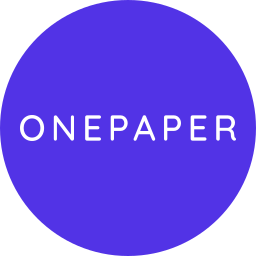 De bedrijfsnaam is Onepaper