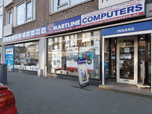 De bedrijfsnaam is Smartline Computers