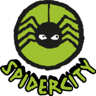 De bedrijfsnaam is spider city