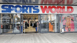 De bedrijfsnaam is Sports World