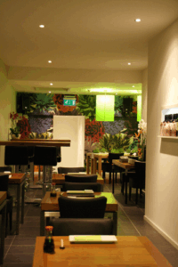 De bedrijfsnaam is sushi company