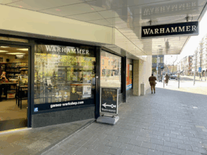 De bedrijfsnaam is warhammer