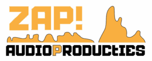 De bedrijfsnaam is Zap! audioproducties